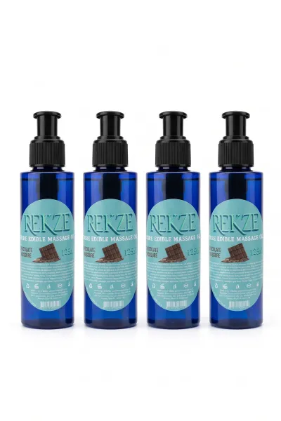 Rekze Çikolata Kokulu Masaj Yağı 125 ml x4