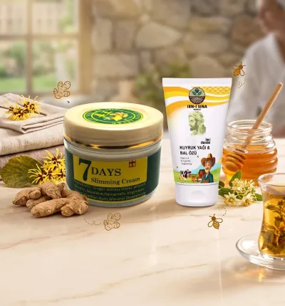 7 Days Vücut Bakım Kremi + İbn-i Sina Kuyruk Yağı Bal Özlü Krem 2'li Set