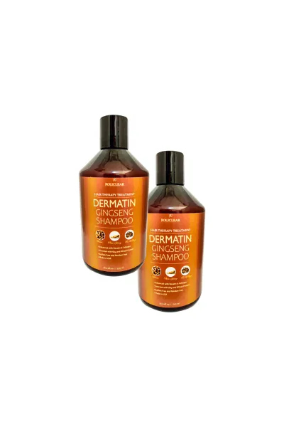 Foliclear Dermatin Ginseng Keratin Kolajen Şampuan 500 ml x2