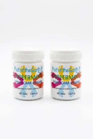 Naneli Ayak Bakım Kremi 50 ML | Günlük Nemlendirici ve Yumuşatıcı Cilt Bakımı x2