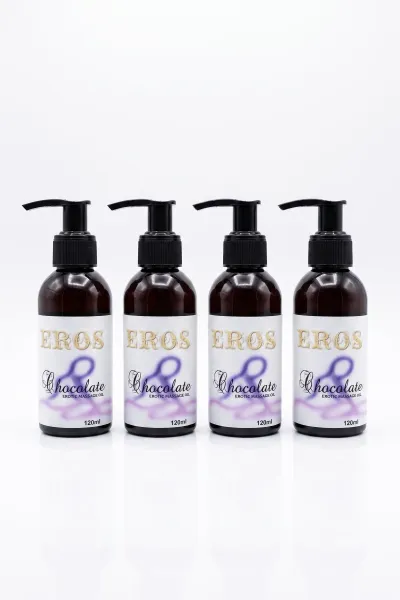 Çikolata Aromalı Vücut Masaj Yağı 120 ml x4