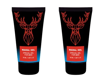 Maral Gel Erkeklere Özel Masaj Jeli 50 ml x2