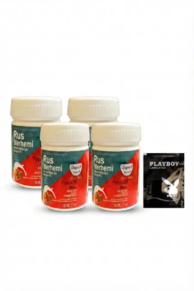 Rus Merhemi Genital Bölge Bakım Kremi 50 ml + 4 Kayganlaştırıcı Jel
