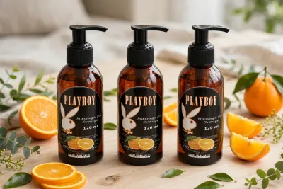 PLAYBOY Orange Aromalı Masaj Yağı 120 ml x3