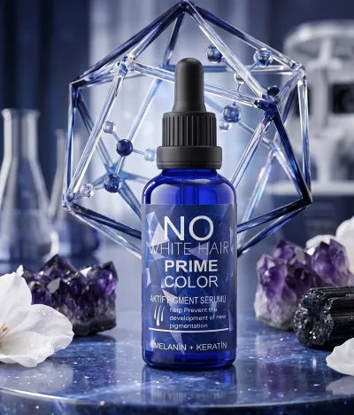No White Hair Prime Color Melanin + Keratin Aktif Pigment Saç Serumu