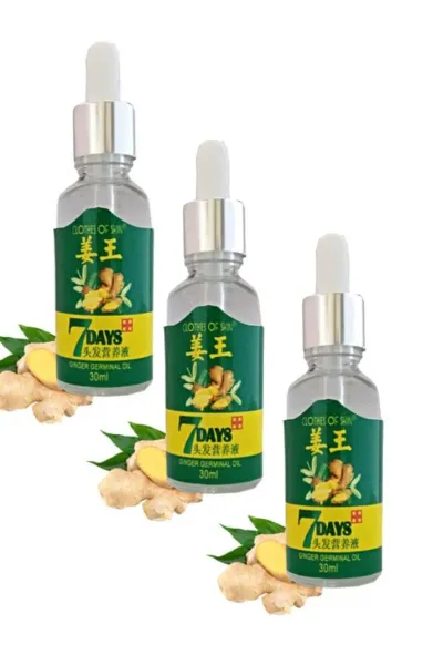 7 Days Zencefil İçerikli Saç Bakım Serumu 30 ml x3