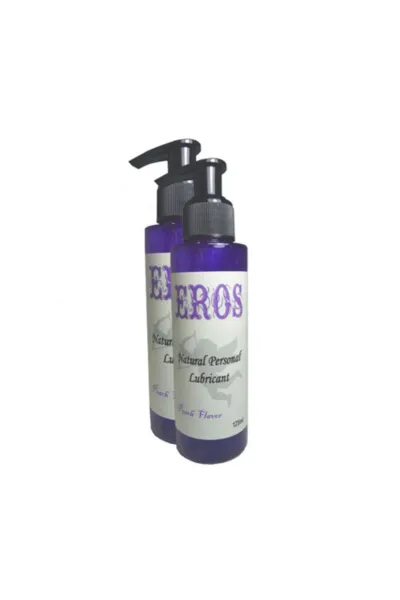 Eros Şeftali Aromalı Su Bazlı Vücut Masaj Jeli 125 ml x 2