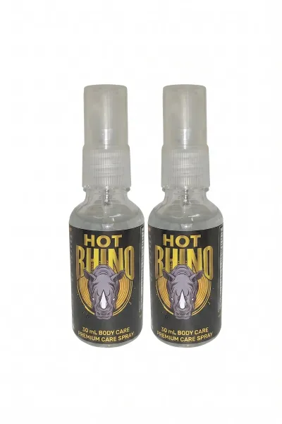 Hot Rhino Body Care Unisex Vücut Spreyi 30 ml x2