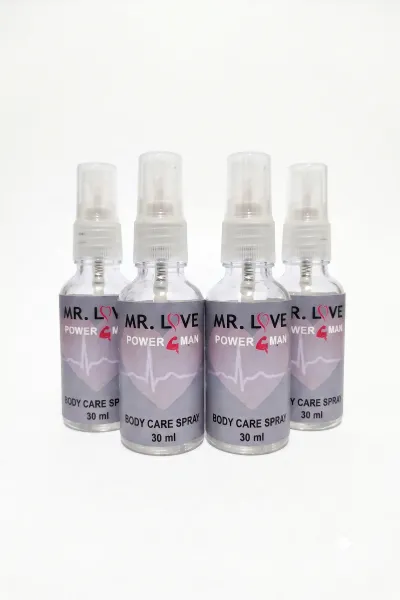 Mr. Love Power Man Body Care Vücut Spreyi 30 ml 4'lü Set