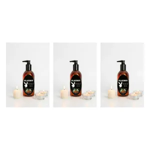 Playboy Çilek Aromalı Vücut Masaj Yağı 120 ML x3