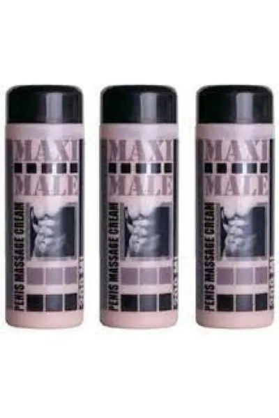 Maxi Male Erkek Masaj Kremi 200 ml x3