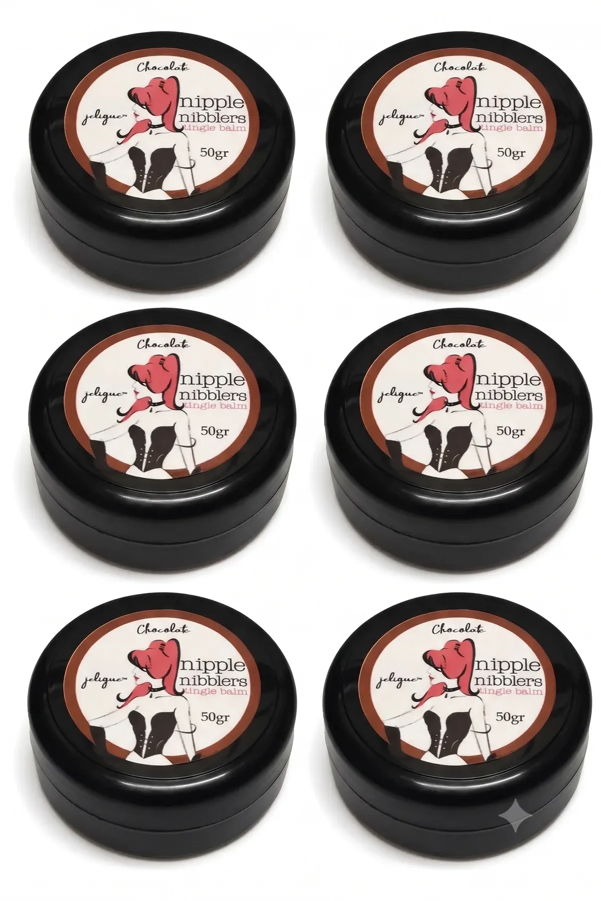 Nipple Nibbler's Chocolate Nipple Balm 50 GR Göğüs Ucu Bakım Balsamı x4