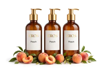 EROS Peach Şeftali Aromalı Masaj Yağı 120 ml x3