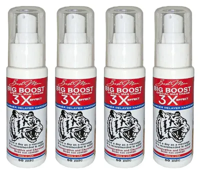 Big Boost Erkek Masaj Kremi 50 ml x4
