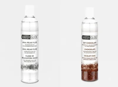 Water Glide Su Bazlı Kayganlaştırıcı Jel Seti Anal Relax ve Chocolate 2 x 400 ml