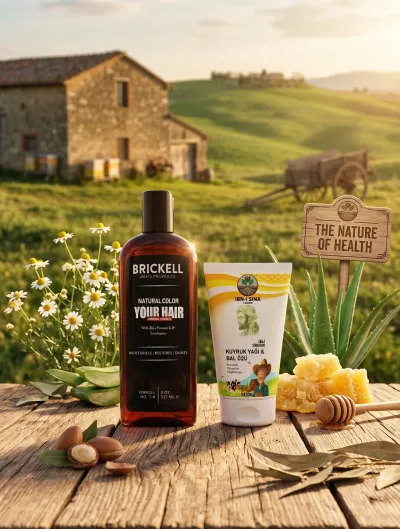 Brickell Natural Color Your Hair 237 ml + İbn-i Sina Kuyruk Yağı Bal Özlü Krem 50 ml