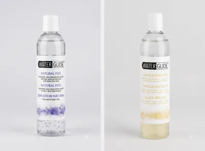 Water Glide Su Bazlı Kayganlaştırıcı Jel Seti Natural Feel ve Vanilla 2 x 400 ml