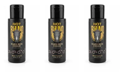 Hot Rhino Erkek Masaj Kremi 50 ml x3 Günlük Kişisel Bakım