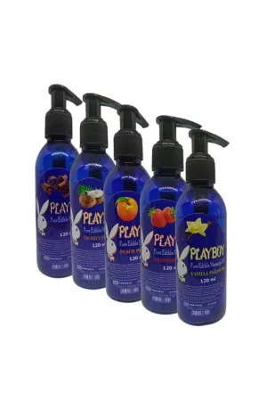 Playboy 5'li Aromalı Vücut Masaj Yağı Seti 120 ml x 5 Günlük Kozmetik Bakım Yağı