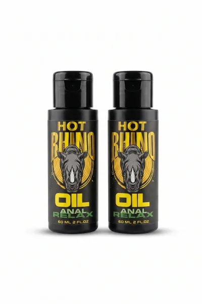 Hot Rhino Oil Renewal Masaj Yağı 60 ml 2'li Vücut ve Cilt Bakım Yağı