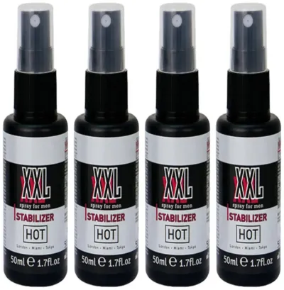 XXL Stabilizer For Men Erkek Kişisel Bakım Spreyi 50 ml x 4
