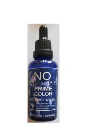 No White Hair Prime Color Aktif Pigment Saç Serumu Melanin + Keratin x4