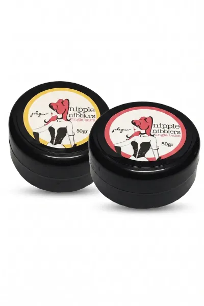 Jelique Göğüs Ucu Bakım Balsamı 2'li Set 50 gr Vanilya ve Çilek Aromalı
