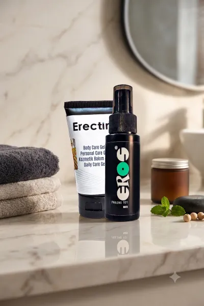 Erectin Body Care Gel 60 ml ve Eros Kişisel Bakım Spreyi Seti