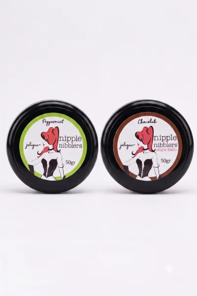 Jelique Göğüs Ucu Bakım Balsamı 2'li Set 50 gr Çikolata ve Nane Aromalı