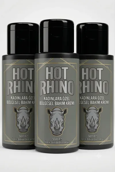 Hot Rhino Kadınlara Özel Bölgesel Bakım Kremi 60 ml x3
