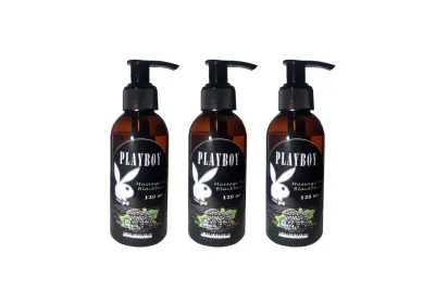 PLAYBOY Böğürtlen Aromalı Masaj Yağı 120 ml x3