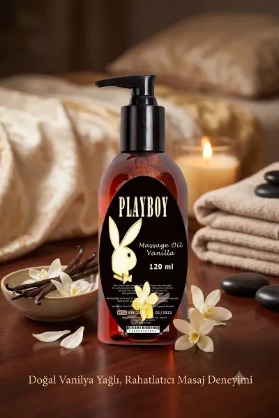 Playboy Vanilya Aromalı Vücut Masaj Yağı 120 ml