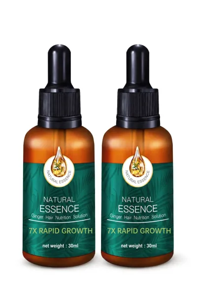 Natural Ginger Zencefil İçerikli Saç Bakım Serumu 30 ml x2