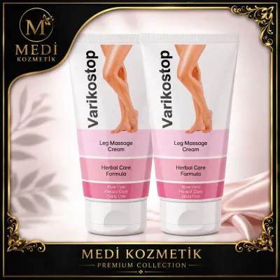 Varikostop Bacak Masaj ve Bakım Kremi 50 ml x 2