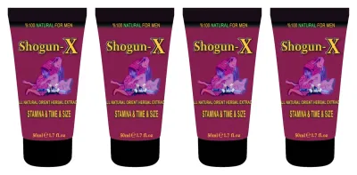 Shogun-X Erkek Masaj Kremi 50 ml x4