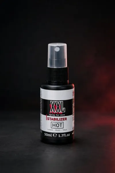XXL Stabilizer Hot Erkek Masaj Spreyi 50 ml Su Bazlı