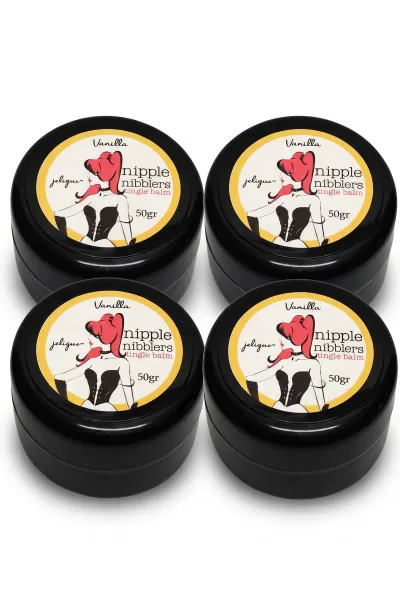 Jelique Vanilya Aromalı Göğüs Ucu Bakım Balsamı 50 gr x4