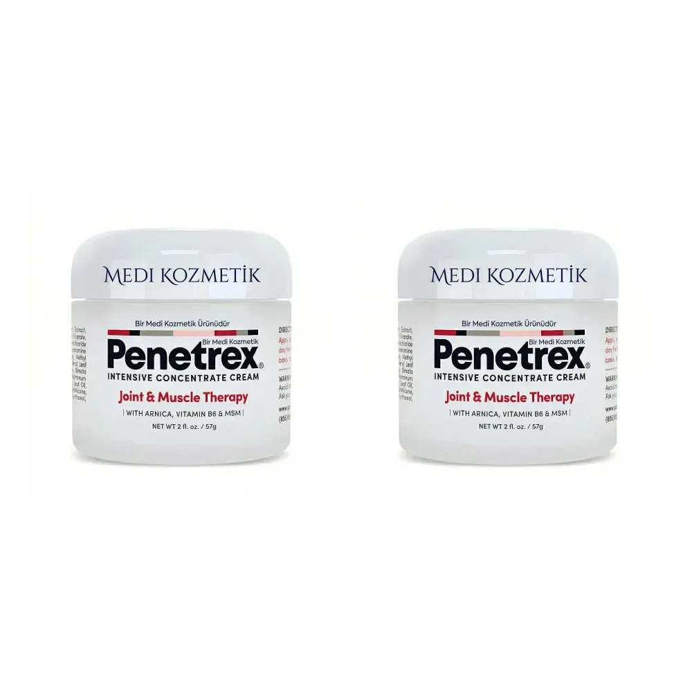 Penetrex Cilt Bakım Kremi 57 gr Arnica Vitamin B6 MSM İçeren Kozmetik Bakım Ürünü x2