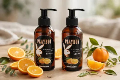 PLAYBOY Orange Aromalı Masaj Yağı 120 ml x2