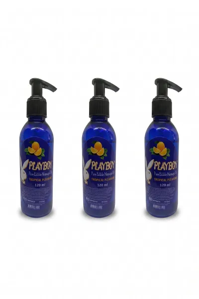 Playboy Tropical Aromalı Masaj Yağı 120 ml x3