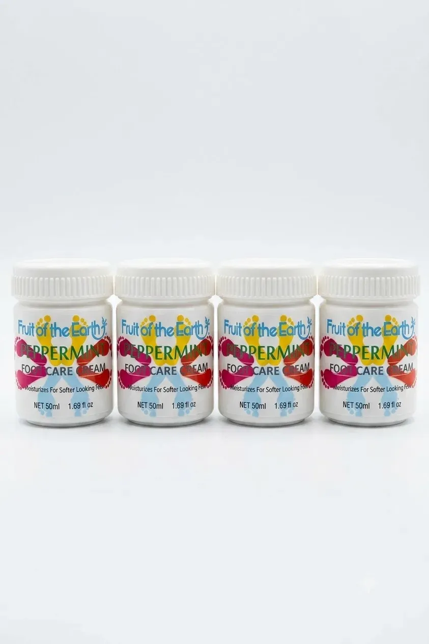 Naneli Ayak Bakım Kremi 50 ML | Günlük Nemlendirici ve Yumuşatıcı Cilt Bakımı x4
