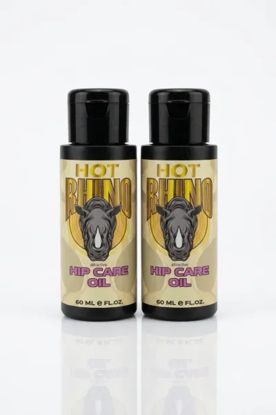Hot Rhino Hip Care Oil 60 ml Kalça Masaj Yağı 2'li