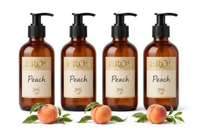 EROS Peach Şeftali Aromalı Masaj Yağı 120 ml x4