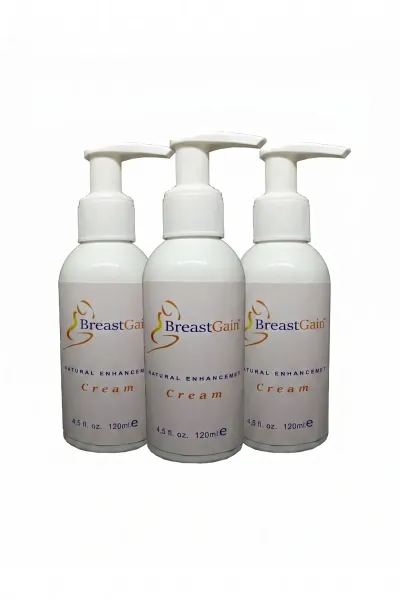 BreastGain Göğüs ve Dekolte Bakım Kremi 120 ml 3 Adet