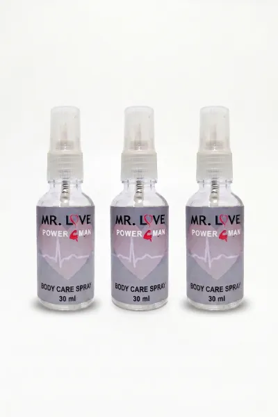 Mr. Love Power Man Vücut Bakım Spreyi 30 ml 3 Adet