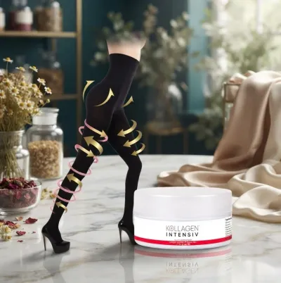 Kollagen Intensiv Kolajen İçerikli Vücut Bakım Kremi 50 ml ve L-XL Biçimlendirici Tayt