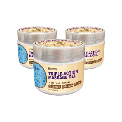 Kinzeno Triple-Action Masaj Jeli Arnica MSM Boswelia 100 ml x3