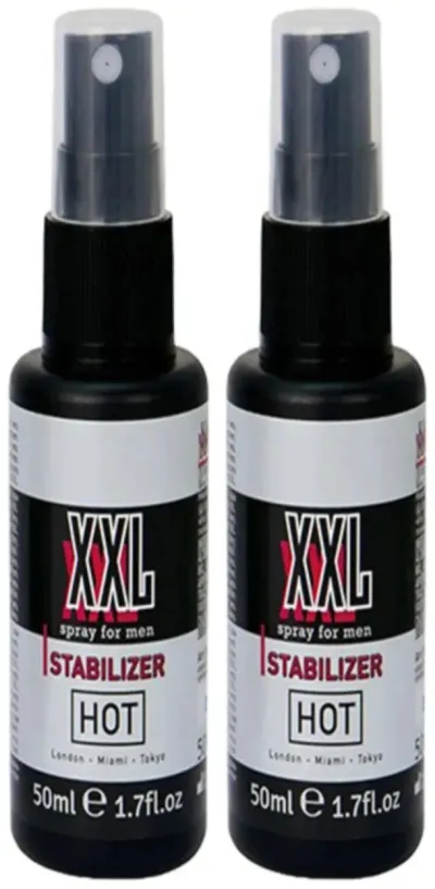 XXL Stabilizer For Men Erkek Kişisel Bakım Spreyi 50 ml x2