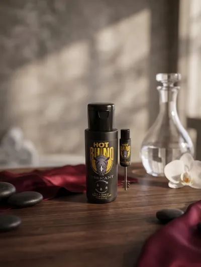 Hot Rhino Su Bazlı Kayganlaştırıcı Jel 60 ml ve Masaj Yağı Seti