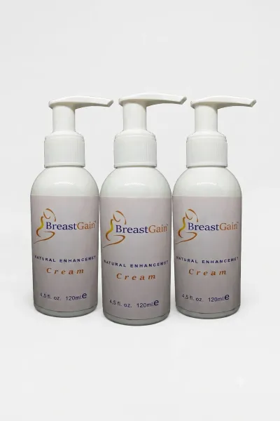 BreastGain Göğüs ve Dekolte Bakım Kremi 120 ml x3